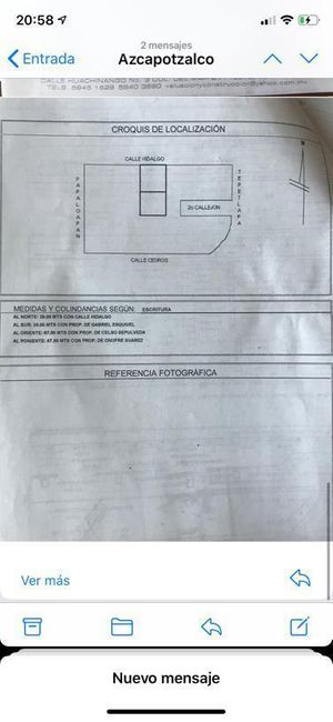 Terreno comercial Azcapotzalco