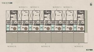 Preventa 7 Townhouses  de 3 recámaras y rooftop Temozon Norte