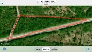 VENTA DE TERRENO SOBRE LA CARRETERA MOTUL-TIZIMÍN