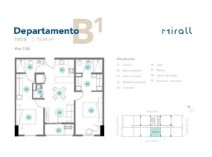 DEPARTAMENTO EN VENTA  EN OPORTUNIDAD TORRE MIRALL CHEPEVERA