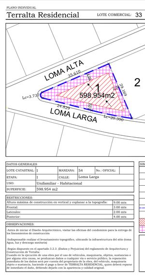 Terreno en Terralta