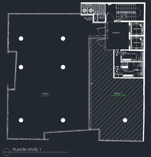 Renta de oficinas en edificio de lujo