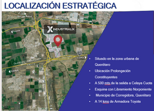 Venta Terreno Industrial, 10.6 has, Corregidora, Querétaro