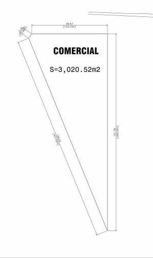 TERRENO COMERCIAL EN VENTA EN ESQUINA