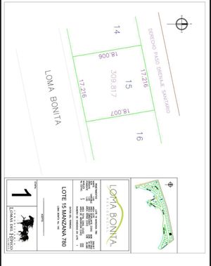 TERRENO EN VENTA EN LOMA BONITA RESIDENCIAL