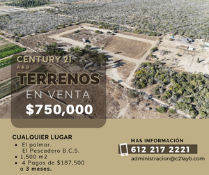 TERRENO EN VENTA, EL PESCADERO B.C.S.