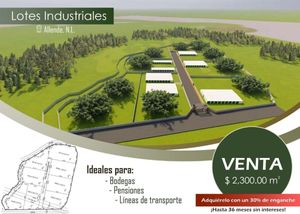 Venta Terreno Industrial Fraccionamiento Industrial El Novillo En Allende