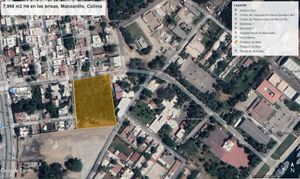 SE VENDE TERRENO URBANO  7,738 M2 EN LAS BRISAS, MANZANILLO, COLINDA BASE NAVAL