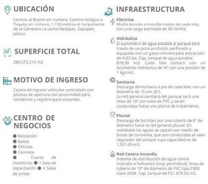 VENTA DE LOTE INDUSTRIAL EN NEXTI-PARK, ZAPOPAN, JALISCO.