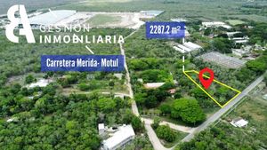 TERRENO SOBRE CARRETERA AL NORTE DE MERIDA, CONKAL,YUCATÁN.  CTV252