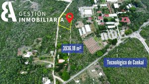 TERRENO EN VENTA AL NORTE DE MERIDA, CONKAL,YUCATÁN CTV256