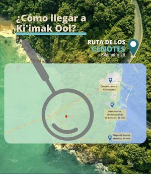 Venta de terrenos ruta de los Cenotes. Puerto Morelos, Quintana Roo. SP