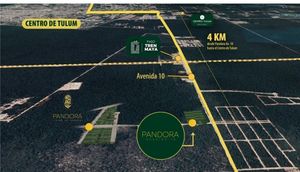 Pandora Avenida 10: TULUM, terrenos desde los 283.78 m2 hasta los 579.25 m2