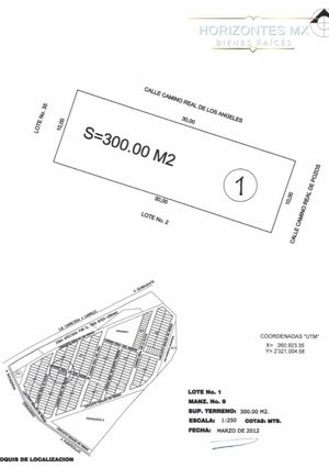 TERRENO EN VENTA EN FRACCIONAMIENTO