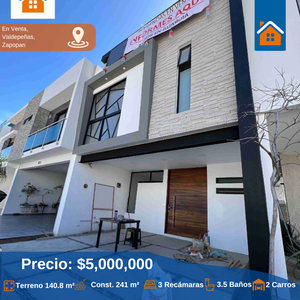 Pre Venta  Casa Excelente en Valdepeñas Zapopan