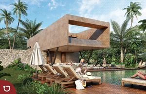 Lote residencial con club de playa a la venta en Xpu-Ha, Quintana Roo