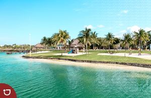 Lotes residenciales en venta con laguna en Cancún, Riviera Maya