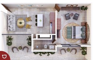 Departamento en venta Tulum con entorno natural cerca del Mar Caribe