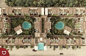 Departamento en venta Tulum, Riviera Maya; exclusivo condominio residencial