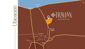 TRAVIAN, LOTES RESIDENCIALES EN CONKAL, A PIE DE CARRETERA A CHICXULUB, MERIDA