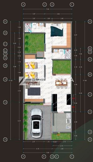 Casa Nueva “Modelo LUNA” en Preventa en Fracc Jardines del Chamizal en Tecomán