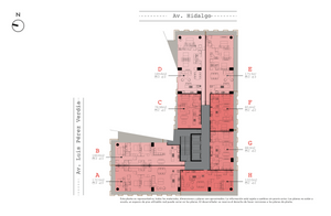 DEPARTAMENTO EN PREVENTA EN HIDALGO RESIDENCES #7D