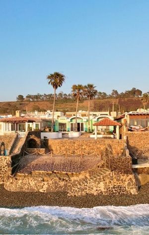 Single Story Home With Mexican Charm On The Ocean