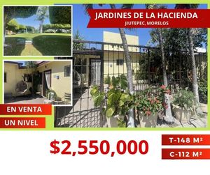 Casa de un nivel en venta en Jiutepec, Morelos