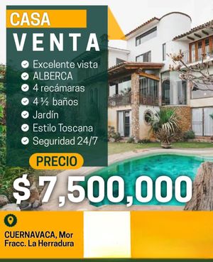 casa en venta exelente vista Cuernavaca Morelos