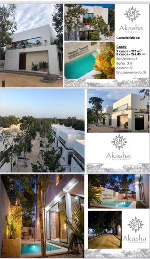 VENTA DE CASAS  EN AKASHAS(CONJUNTO RESIDENCIAL  EN TULUM)