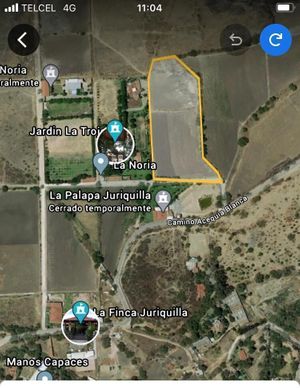 Terreno plano en Venta Juriquilla 21,000 m2 cerca del hotel Mision Juriquilla