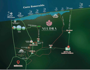 Aludra Terrenos de inversión a 20 minutos de Mérida y 10 min de la playa