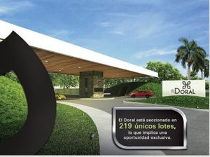 VENTA LOTE RESIDENCIAL CARRETERA MERIDA-PROGRESO YUCATAN  EL  DORAL