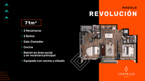 DEPARTAMENTOS 701 Y 706 EN VENTA MODELO REVOLUCION PLUS EN CENTRICO