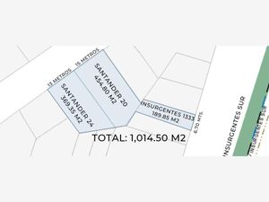 Terreno en Venta en Mixcoac Benito Juárez