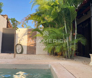 Paraíso tropical en Mérida. Casa renovada con piscina, energía solar y más. YBL-