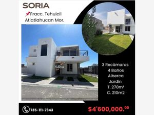 Casa en Venta en Atlatlahucan Atlatlahucan