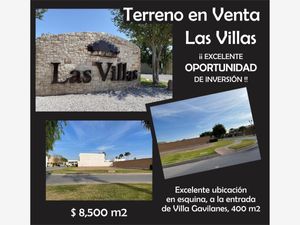 Terreno en Venta en Las Villas Torreón