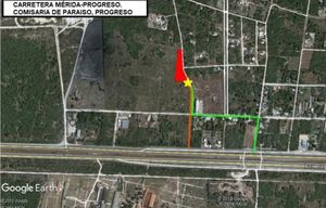 VENTA TERRENO PARAISO CARRETERA MERIDA – PROGRESO