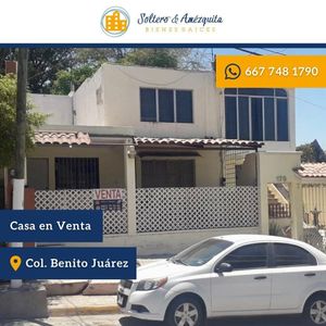 Venta Casa / Col Benito Juarez / Culiacan