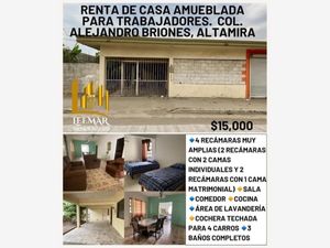 Casa en Renta en Alejandro Briones Altamira