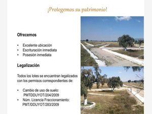 Terreno en Venta en Ampliación el Carmen Tizayuca