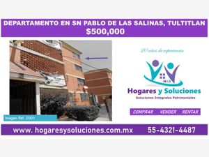 Departamento en venta en conocida 1, San Pablo de las Salinas, Tultitlán,  México, 54930.