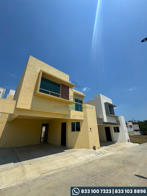 Hermosas casas nuevas con patio en Tampico