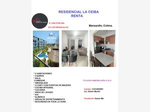 Departamento en Renta en Las Ceibas Residencial Manzanillo