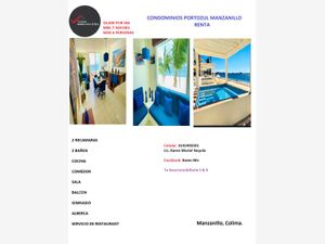 Departamento en Renta en Valle Salagua Manzanillo