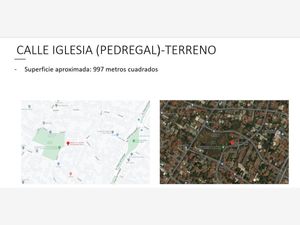 Terreno en Venta en Jardines del Pedregal Álvaro Obregón