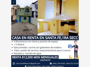 Casa en Renta en Villa Residencial Santa Fe 1ra. Sección Tijuana