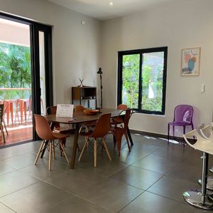 Casa con alberca privada, area de tv, en venta, Selvamar, Playa del carmen.