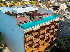 Departamento con rooftop y albeca de 1 recamara en venta en el centro de playa d